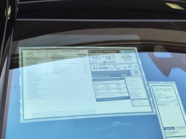 New 2026 Obsidian Black Metallic Mercedes-Benz AMG® S 63 E image 38