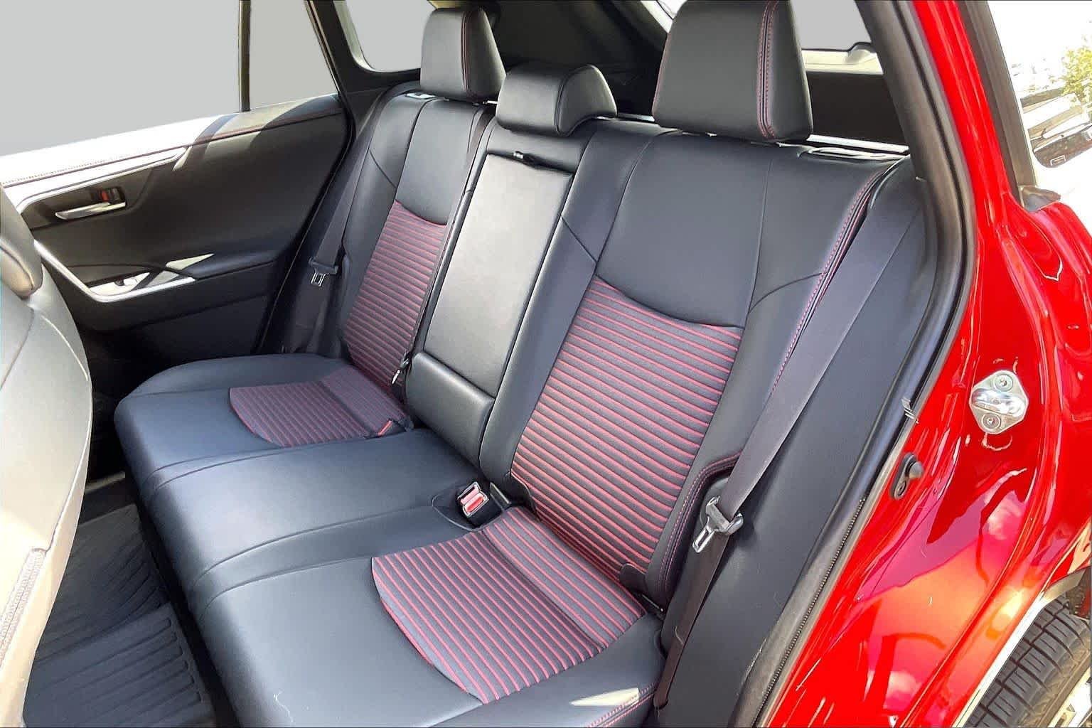 Used 2025 Supersonic Red/Midnight Black Metallic Toyota XSE image 21