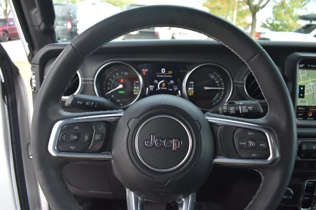 Used 2023 White Jeep Sahara 4xe image 32