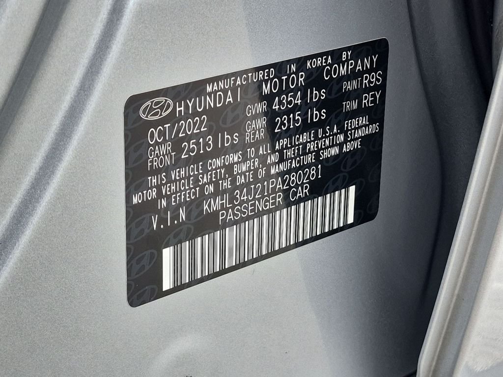 Used 2023 Silver Hyundai Limited image 32