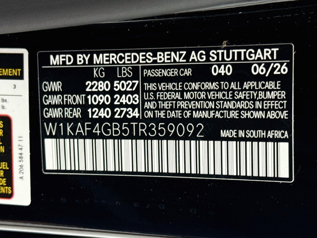 New 2026 Black Mercedes-Benz C 300 image 33