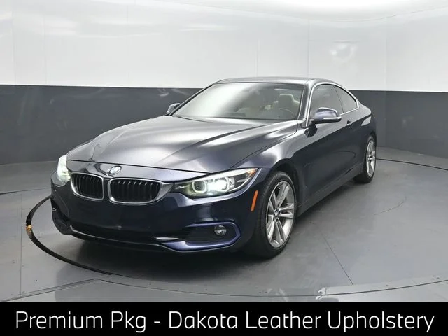 Used 2018 Blue BMW 430i xDrive image 1
