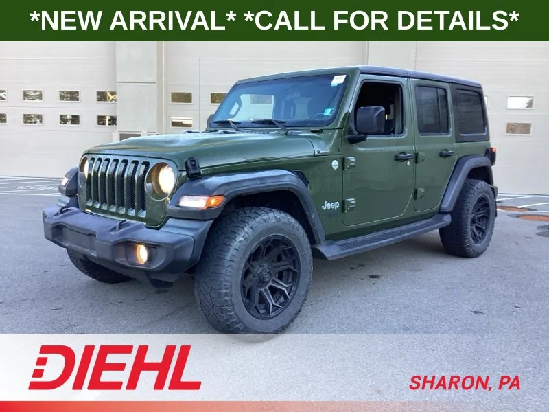 Used 2021 Green Jeep Unlimited Sport S image 3