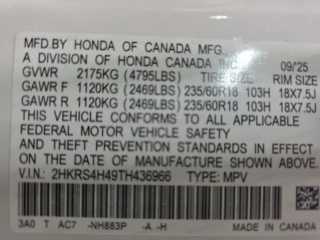 Used 2026 Platinum White Pearl Honda AWD EX image 25
