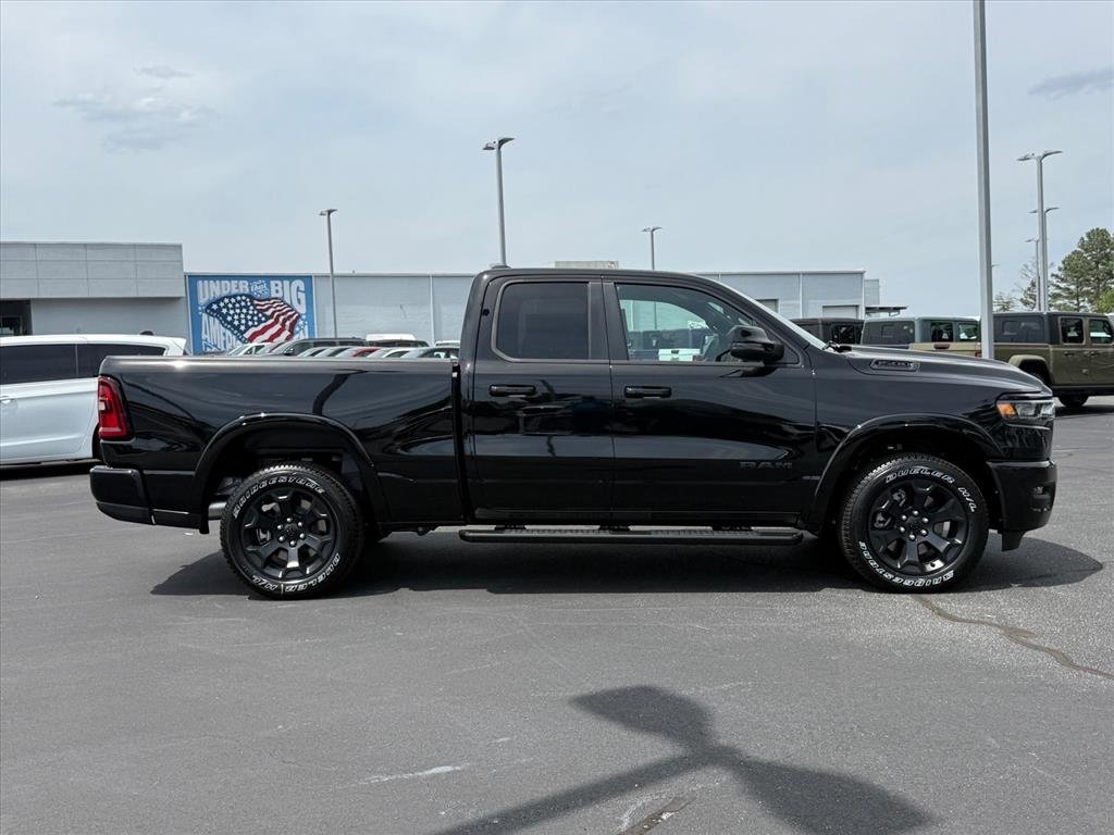 New 2026 Diamond Black Crystal Pearl-Coat Exterior Paint RAM Big Horn Quad Cab 4x4 6