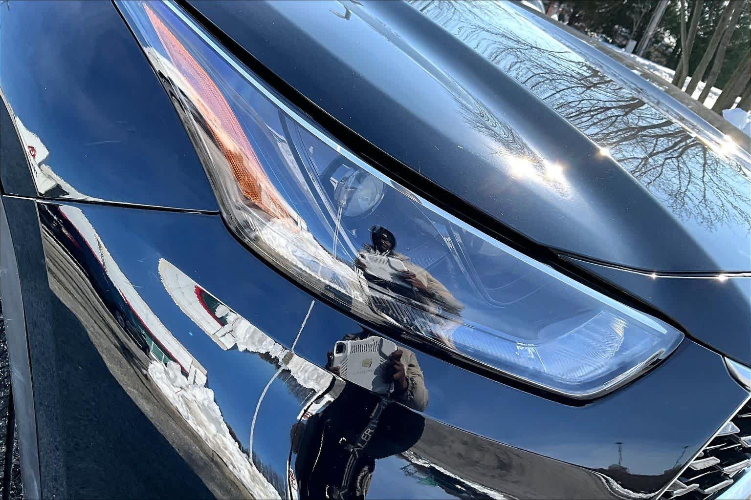 Used 2022 Midnight Black Metallic Toyota LE image 25