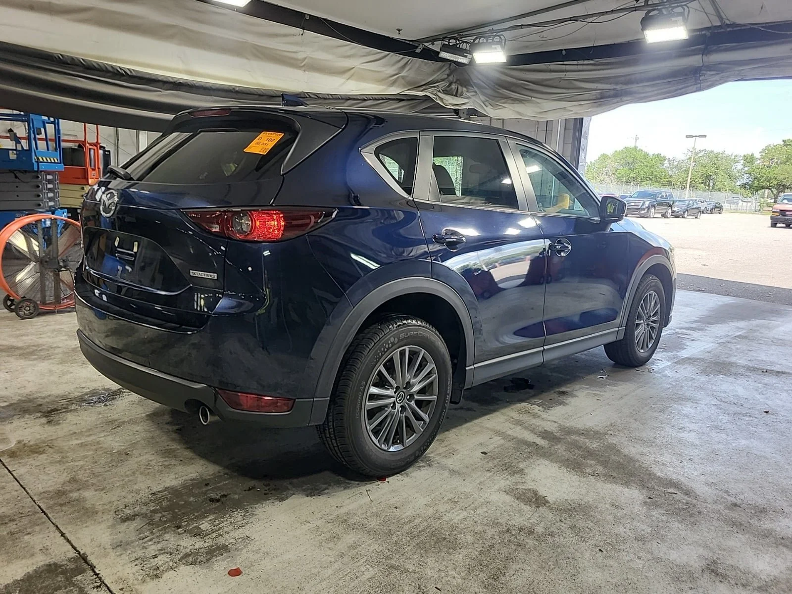 Used 2021 Deep Crystal Blue Mica Mazda Touring image 4