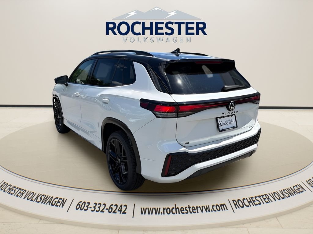 New 2026 Opal White w/Deep Black Roof Volkswagen 2.0T SE R-Line Black image 4