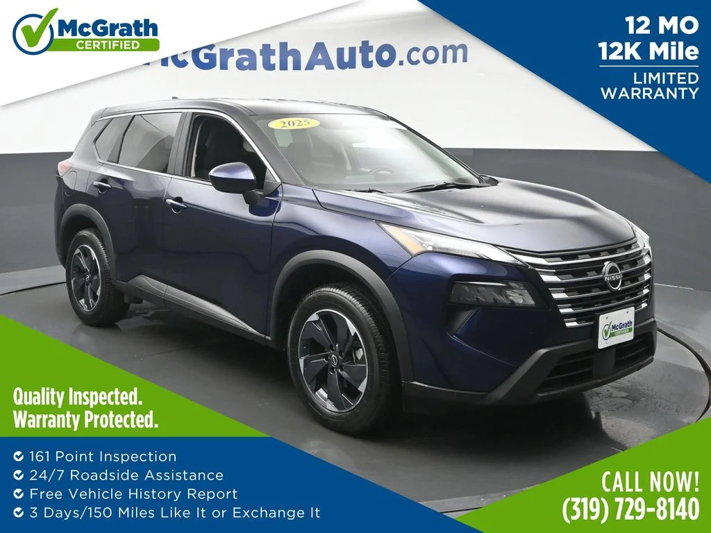 Certified Used 2025 Blue Nissan SV image 1