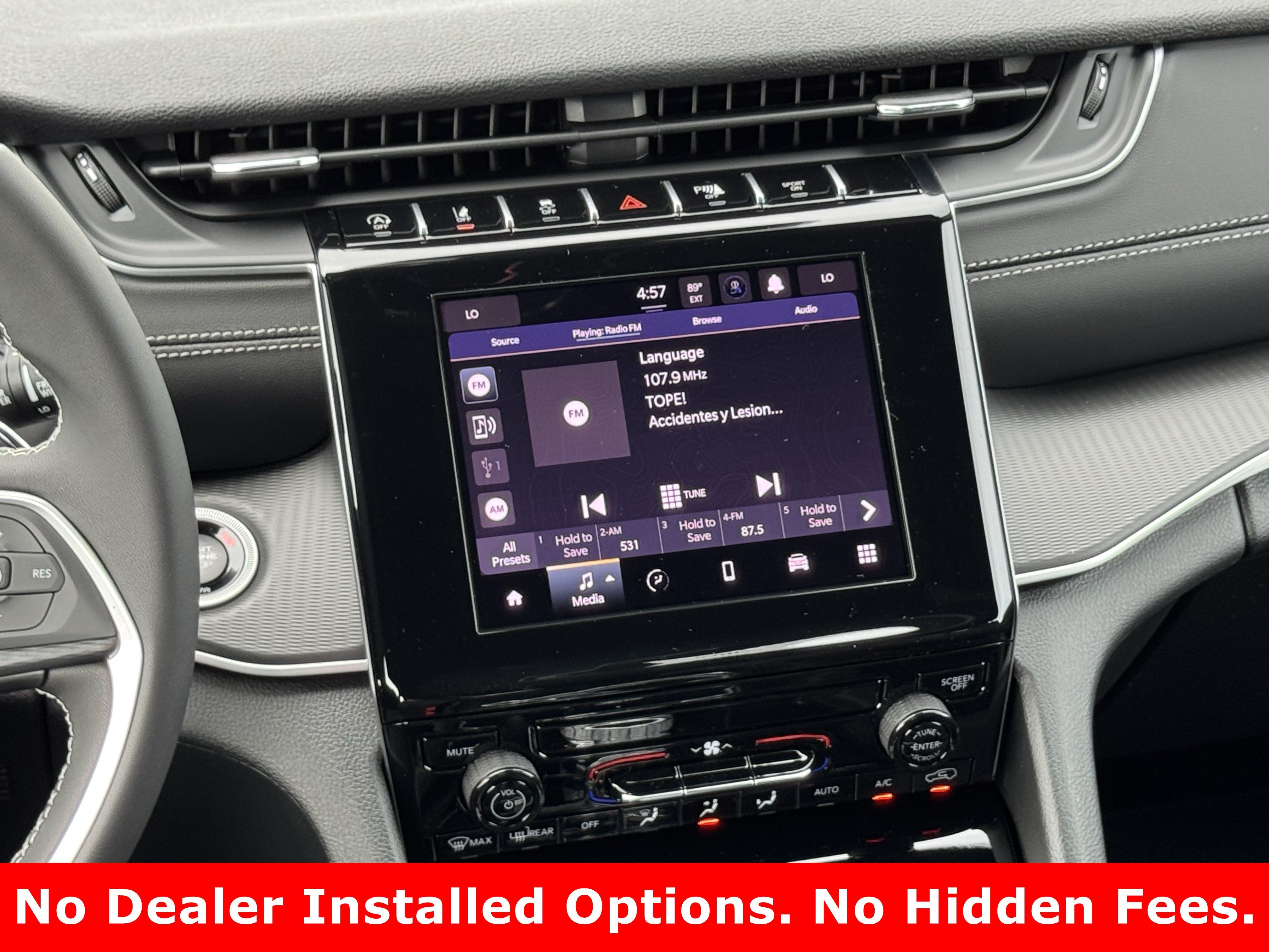 New 2026 Diamond Black Crystal Pearl-Coat Exterior Paint Jeep Laredo image 12