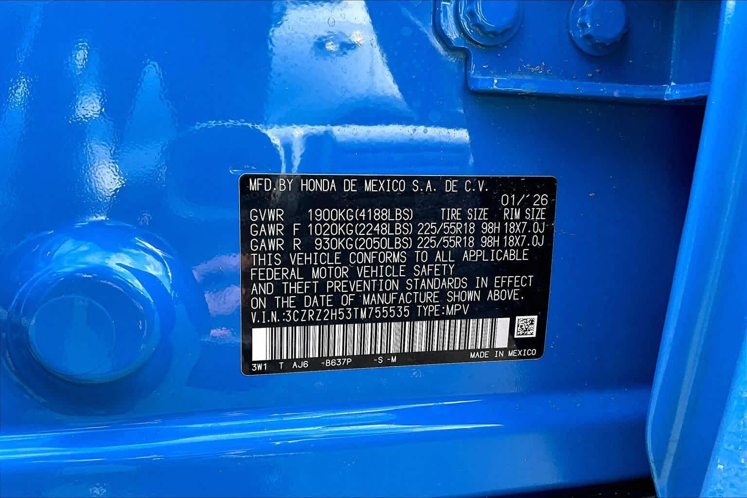 Used 2026 Boost Blue Pearl Honda AWD SPORT image 33