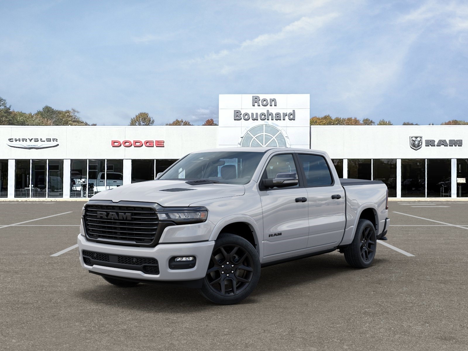 New 2026 Ivory White Tri-Coat Pearl-Coat Exterior Paint RAM Laramie image 1