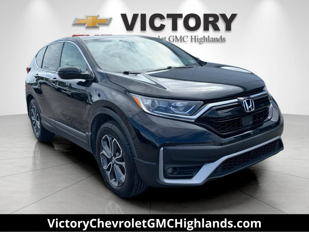 Used 2021 Black Honda AWD EX image 1