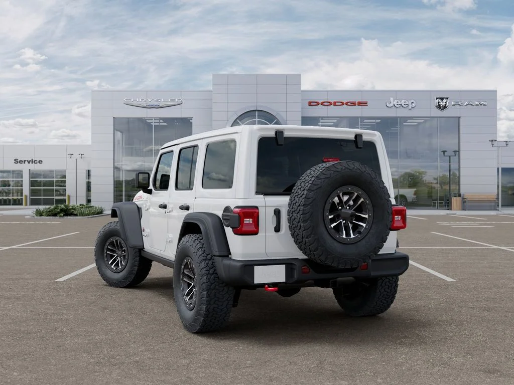 New 2026 Bright White Clearcoat Jeep Rubicon image 3