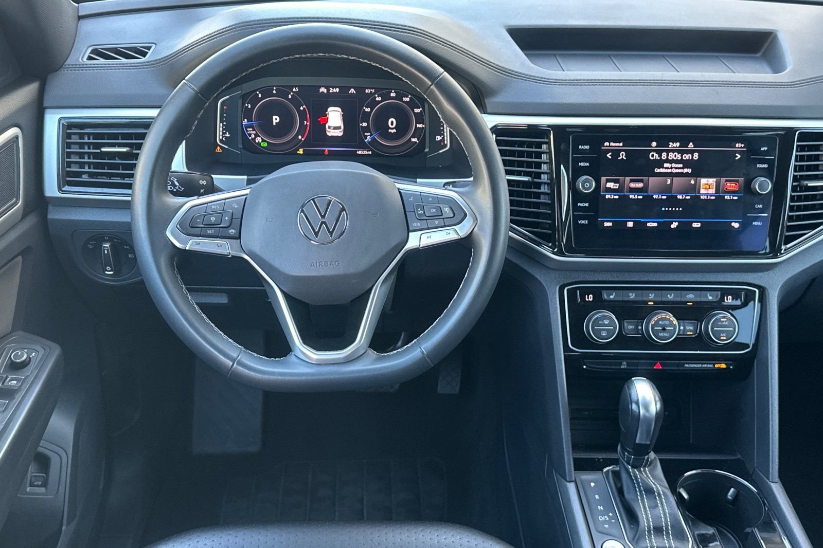 Certified Used 2022 Deep Black Pearl Volkswagen 3.6L V6 SE w/Technology image 14