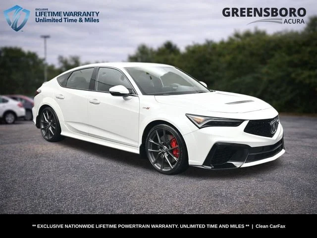 Used 2025 Platinum White Pearl Acura TYPE S image 1