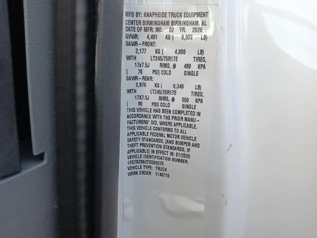 New 2026 Oxford White Ford F-250® XL image 39