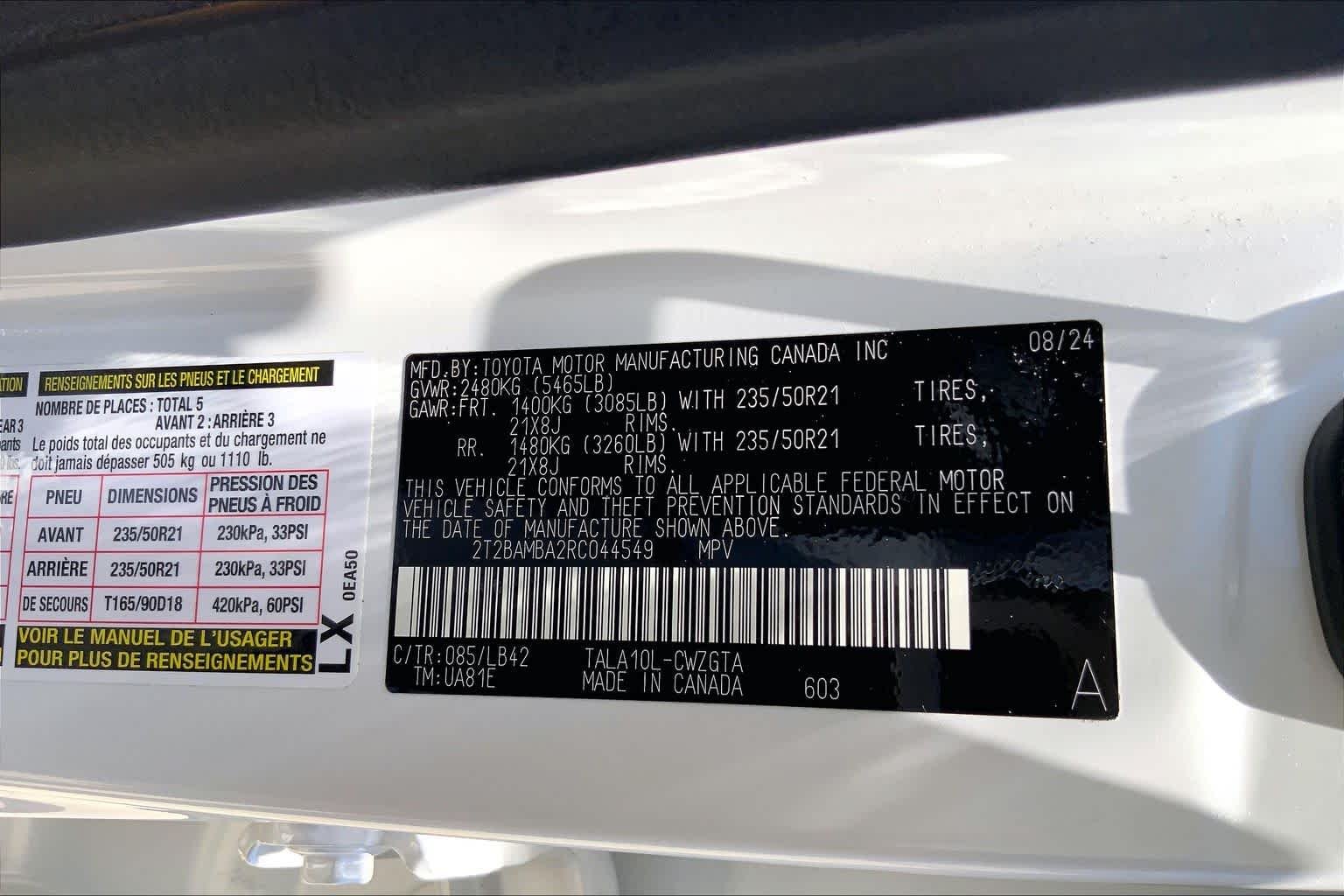 Used 2024 Eminent White Pearl Lexus Premium Plus image 32