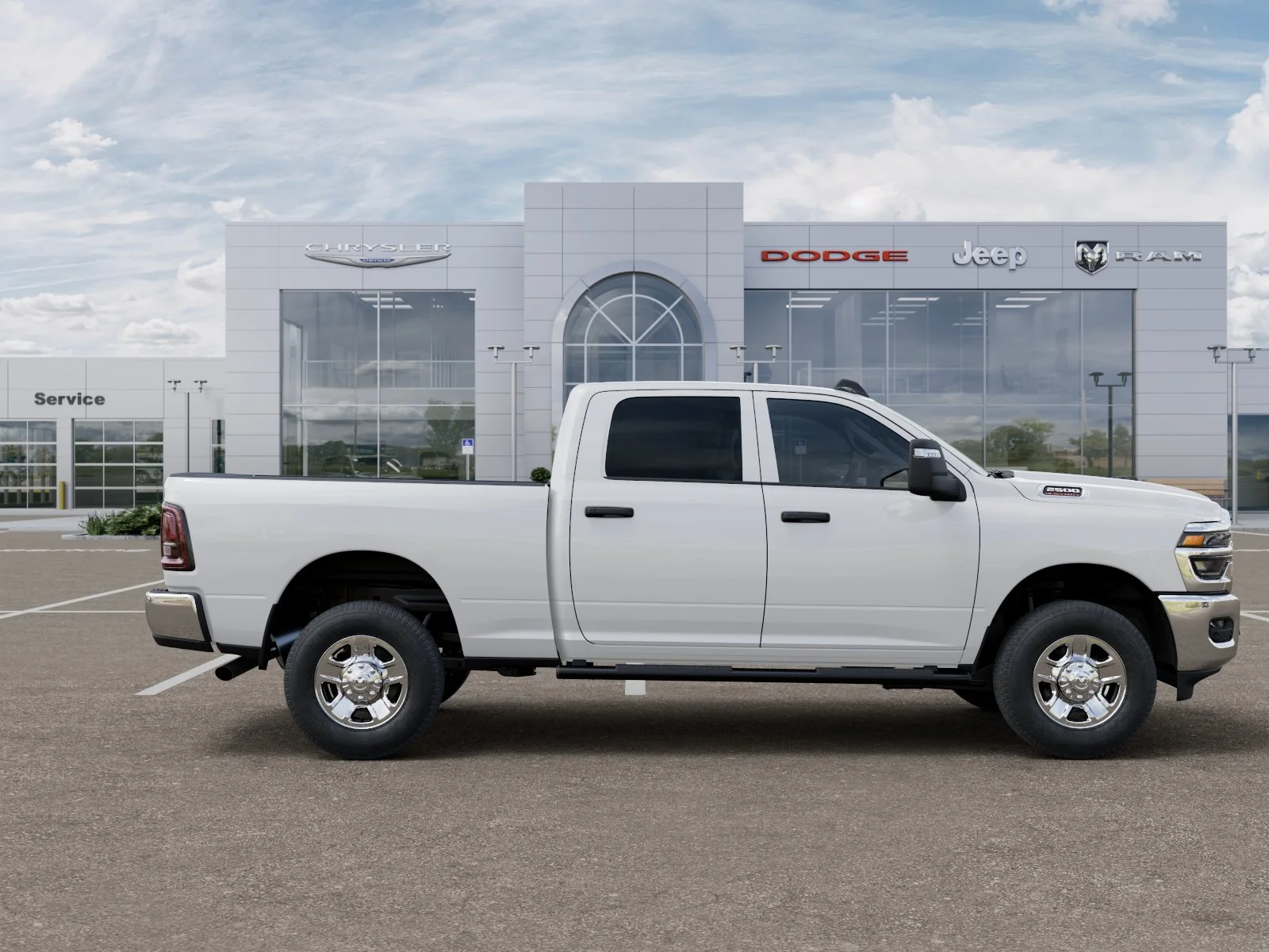 New 2026 Bright White Clear-Coat Exterior Paint RAM Tradesman image 47
