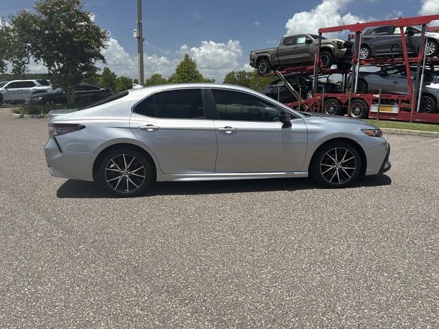 Used 2021 Silver Toyota SE image 2