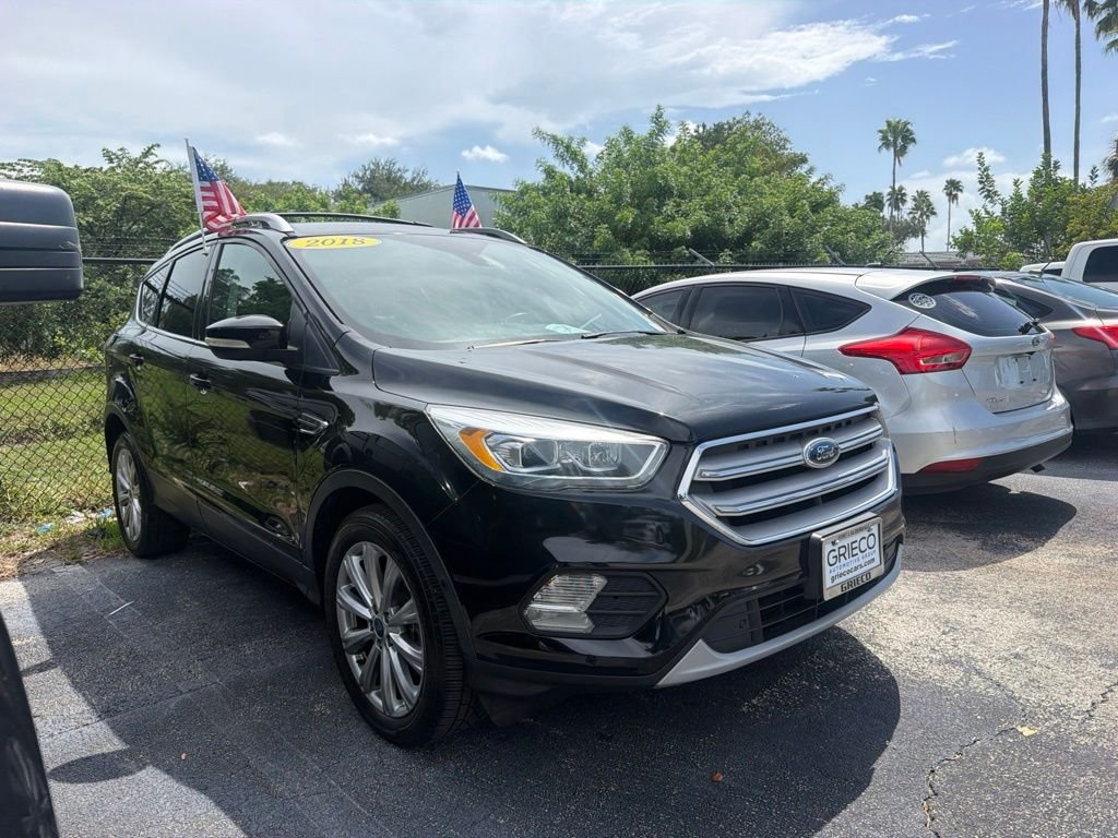 Used 2018 Black Ford Titanium image 1