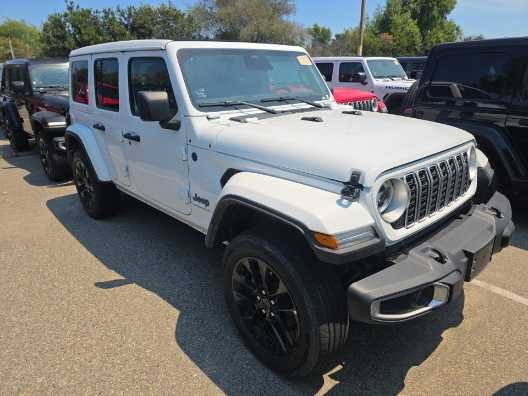 Used 2025 Jeep Wrangler 4xe Sahara 4XE with VIN 1C4RJXP69SW600751 for sale in Kansas City