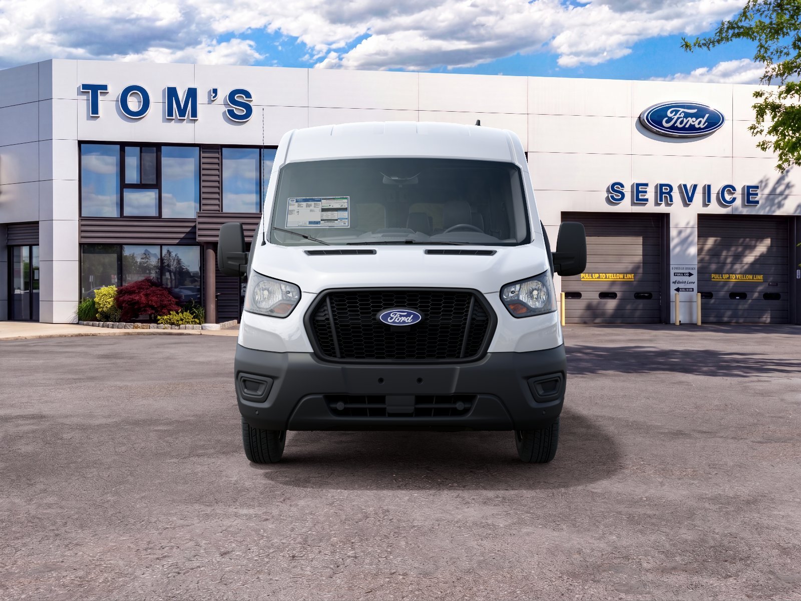 New 2027 Oxford White Ford Passenger Van XL image 3