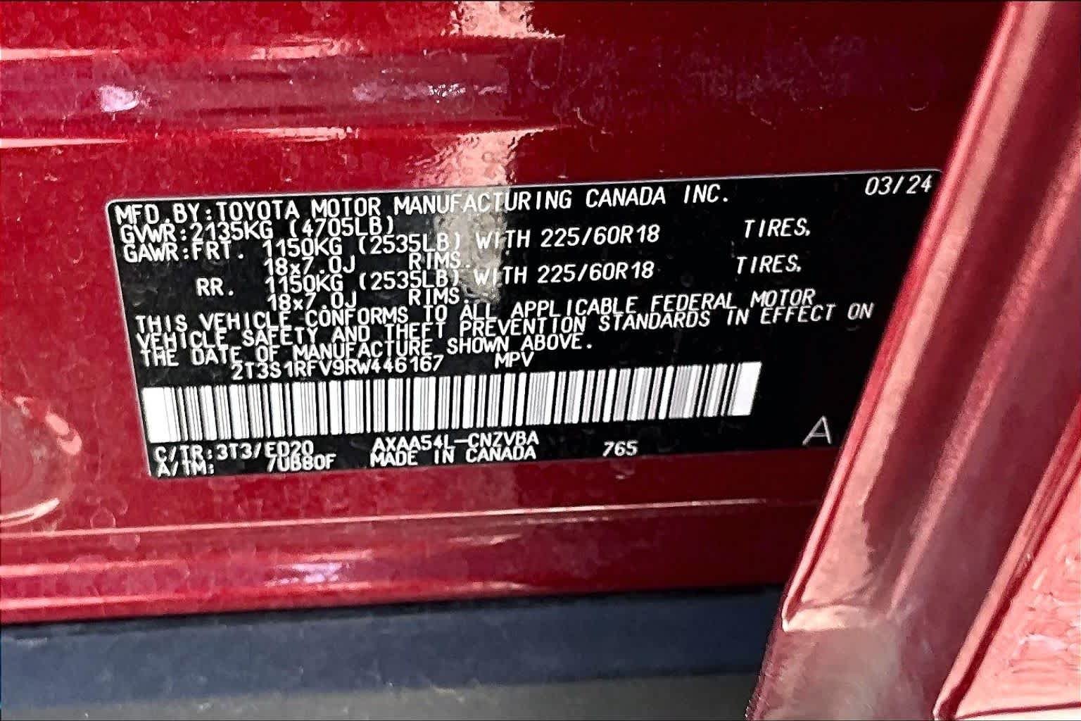 Used 2024 Ruby Flare Pearl Toyota TRD Off Road image 33