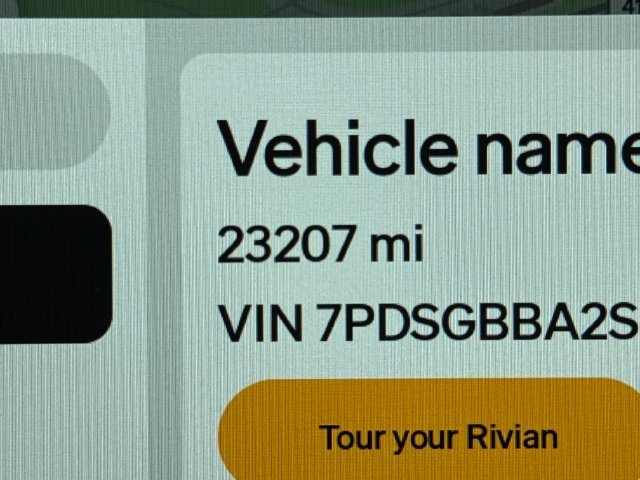 Used 2025 Limestone Rivian Adventure Dual Motor Standard Pack image 24