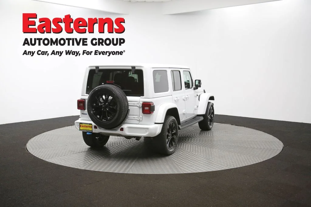 Used 2021 White Jeep Unlimited Sahara High Altitude 4xe image 40