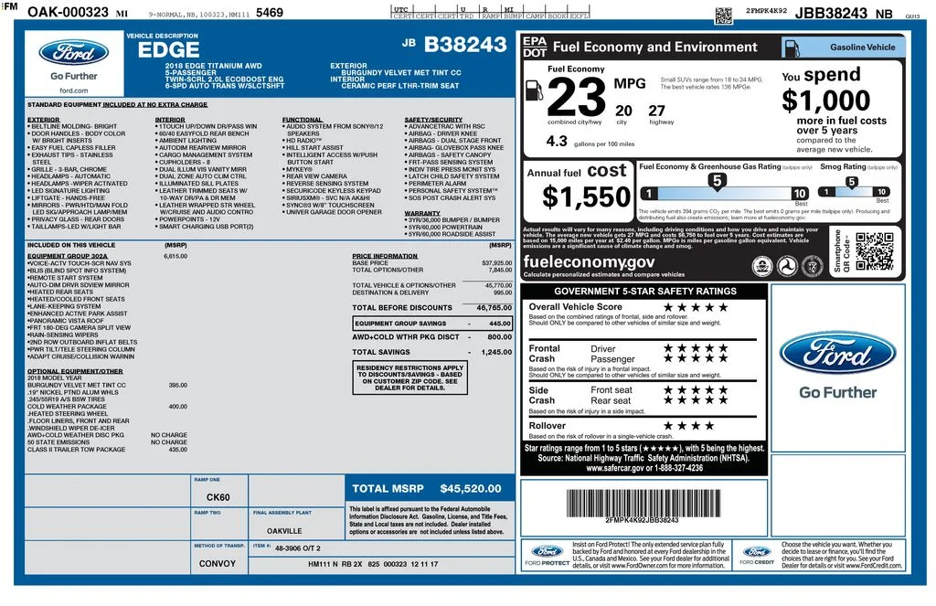 Used 2018 Red Ford Titanium image 9