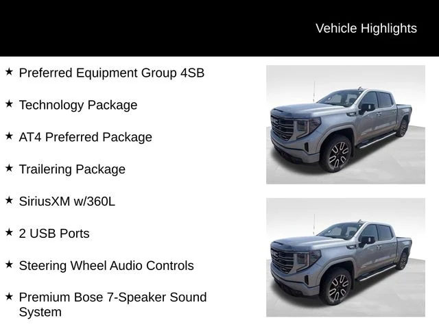 Used 2023 Silver GMC AT4 image 6