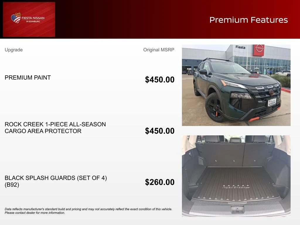 New 2026 Obsidian Green Pearl Nissan Rock Creek® image 3