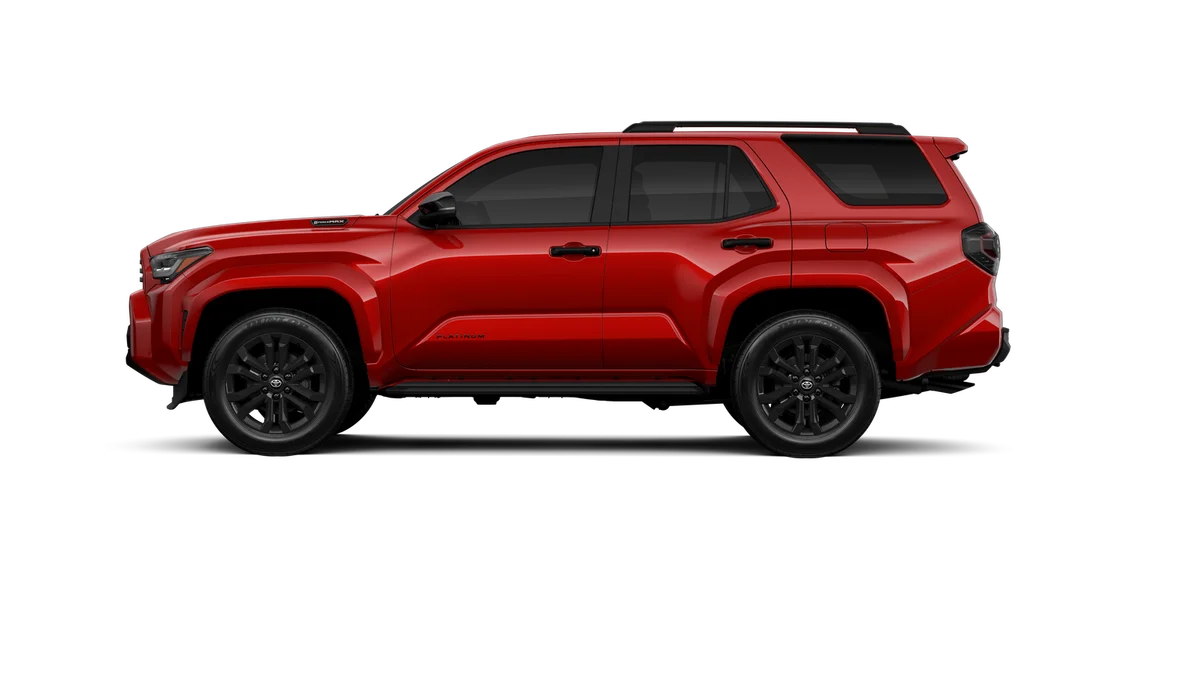 New 2026 Supersonic Red Toyota Platinum image 4