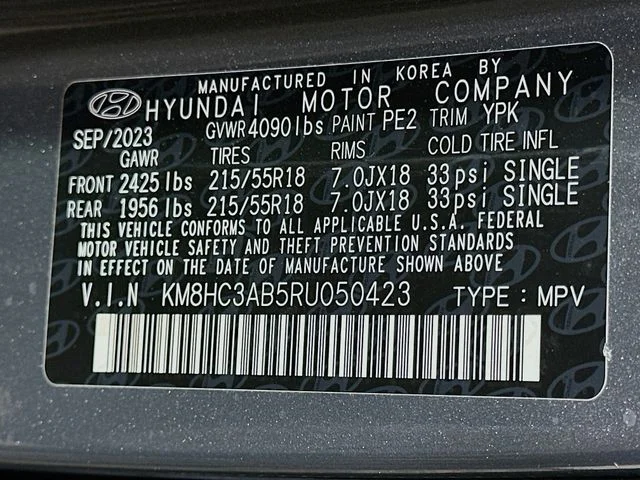 Certified Used 2024 Gray Hyundai SEL image 27
