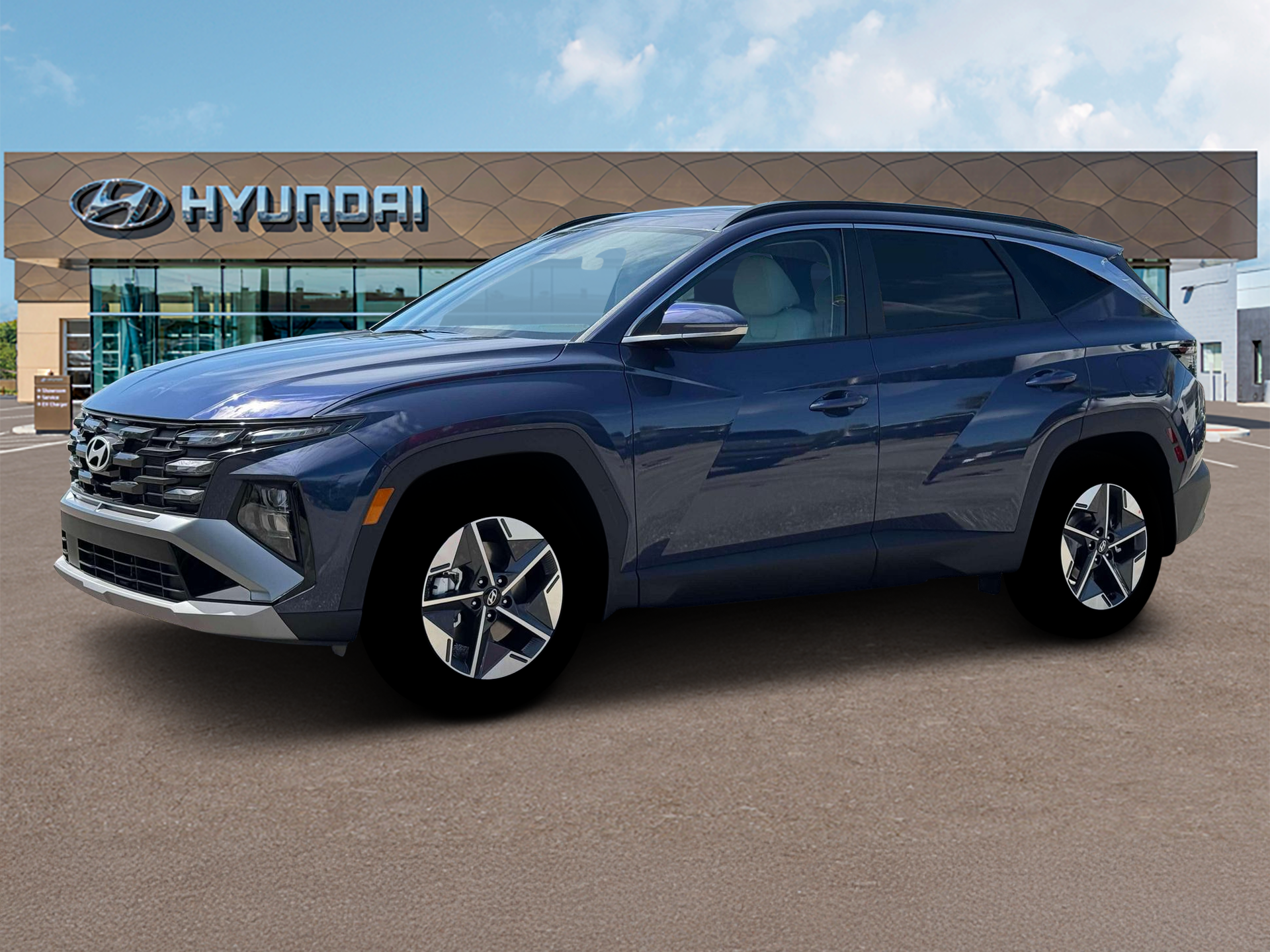 New 2026 Atlantis Blue Hyundai SEL Premium AWD image 2