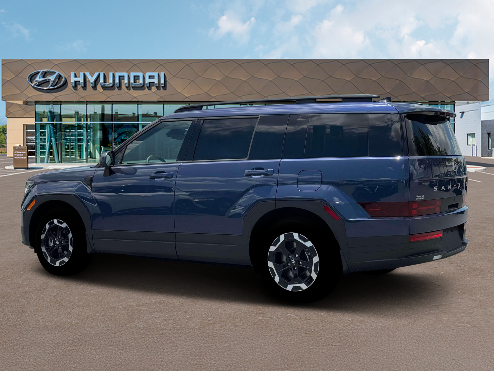 New 2026 Atlantis Blue Hyundai SEL AWD image 4