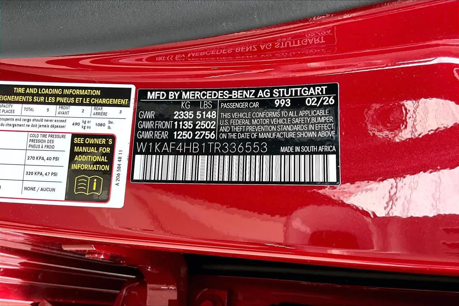 Certified Used 2026 MANUFAKTUR Patagonia Red Metallic Mercedes-Benz C 300 image 33