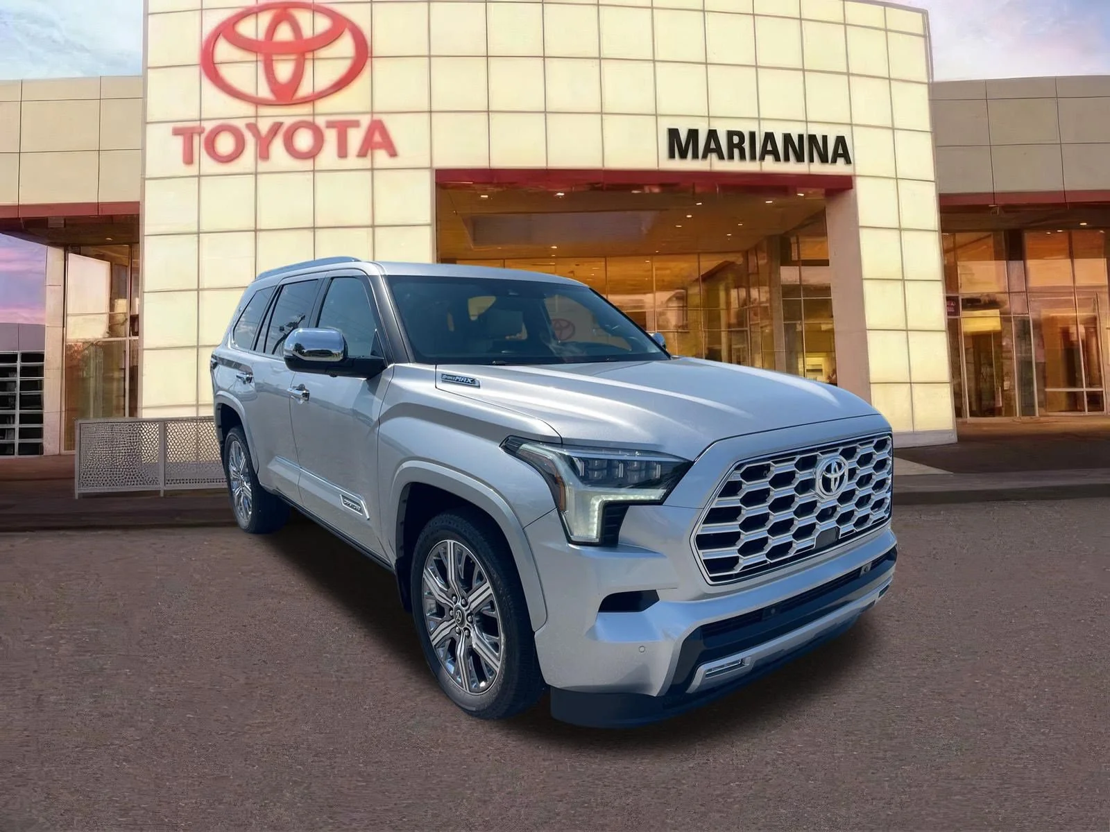 Used 2025 Celestial Silver Metallic Toyota Capstone image 1
