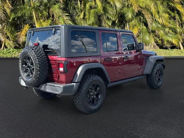 Certified Used 2022 Red Jeep Unlimited Willys image 5