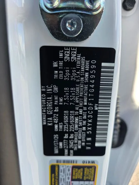 New 2026 Glacial White Pearl Kia EX image 28
