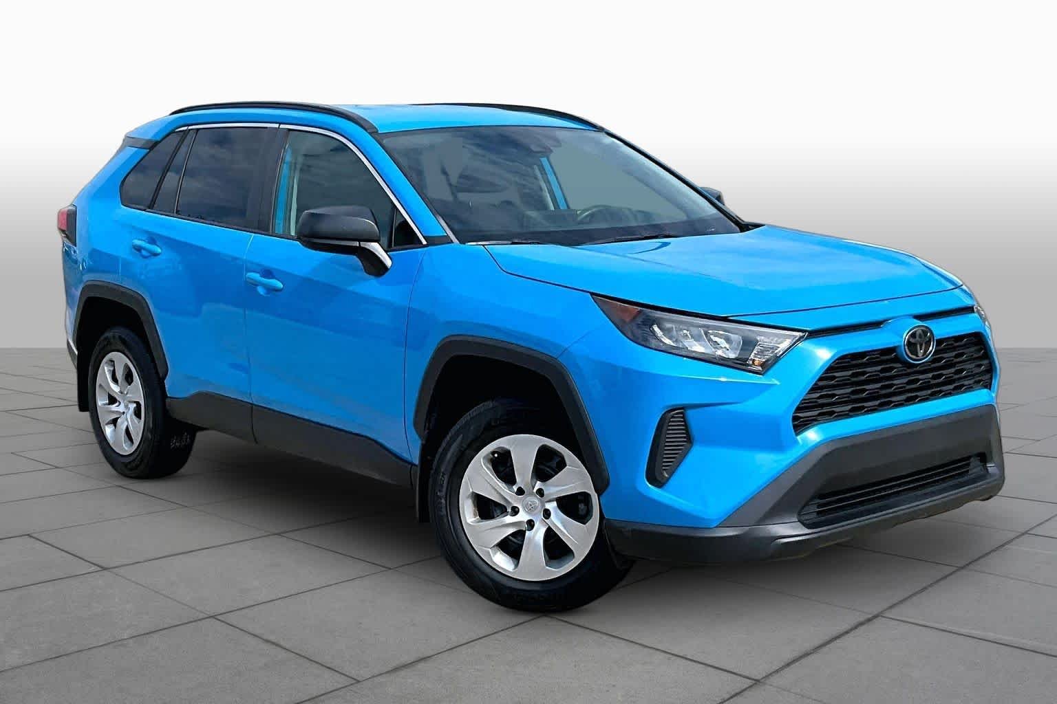 Used 2021 Blue Flame Toyota LE image 3