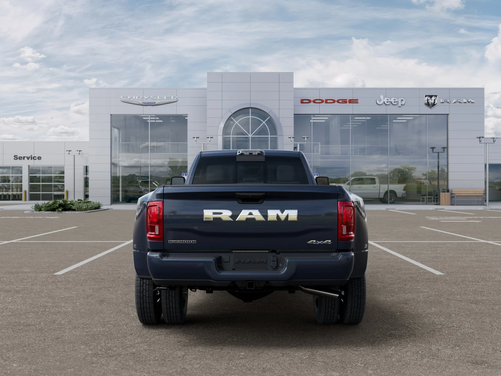 New 2026 Forged Blue Metallic Exterior Paint RAM Big Horn image 33