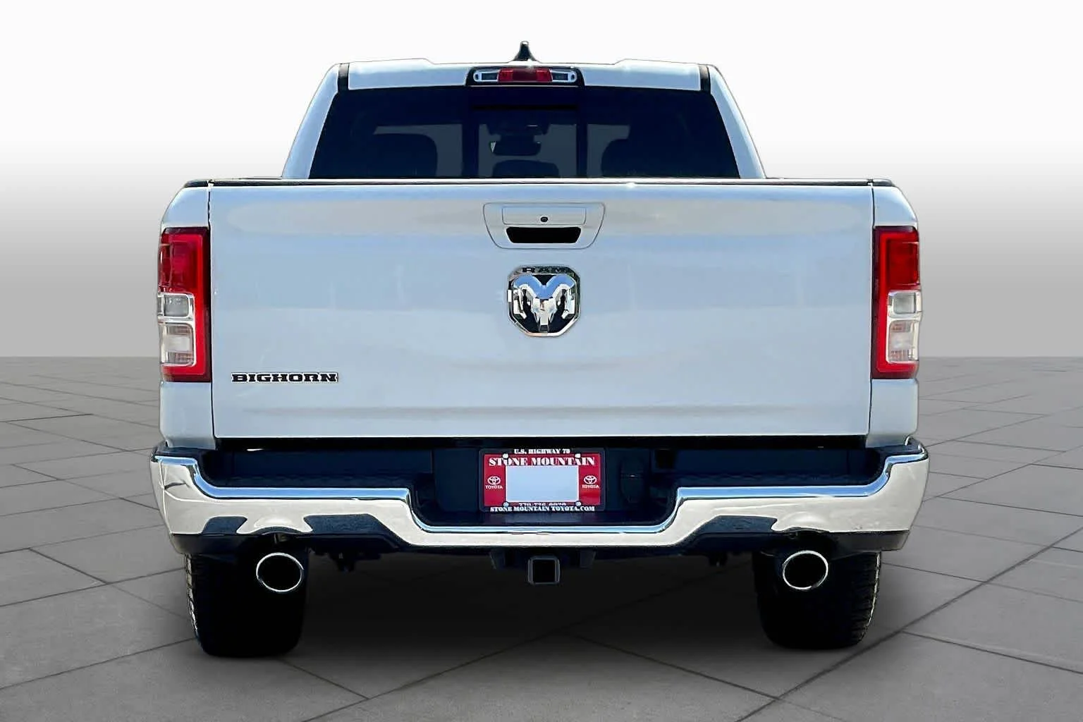 Used 2022 Bright White Clearcoat Ram Big Horn image 5