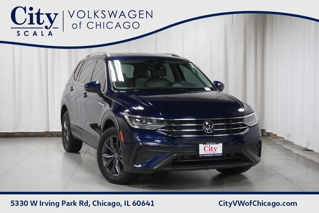 Used 2023 Atlantic Blue Metallic Volkswagen 2.0T SE image 1