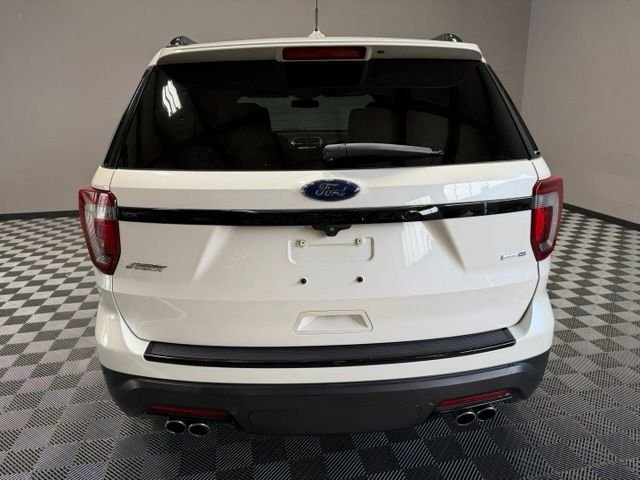 Certified Used 2018 White Platinum Clearcoat Metallic Ford Sport image 10
