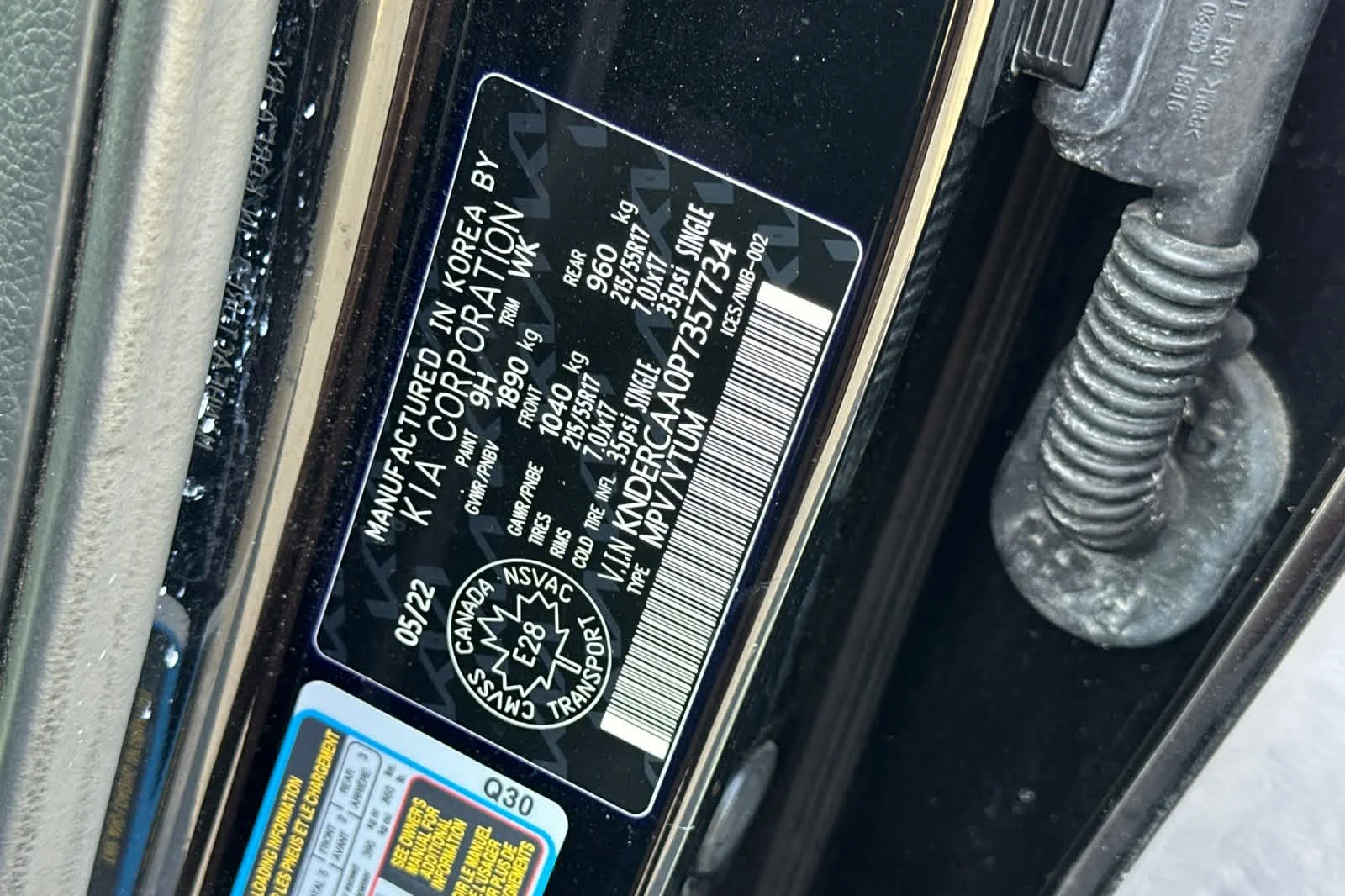 Certified Used 2023 Black Kia EX image 29