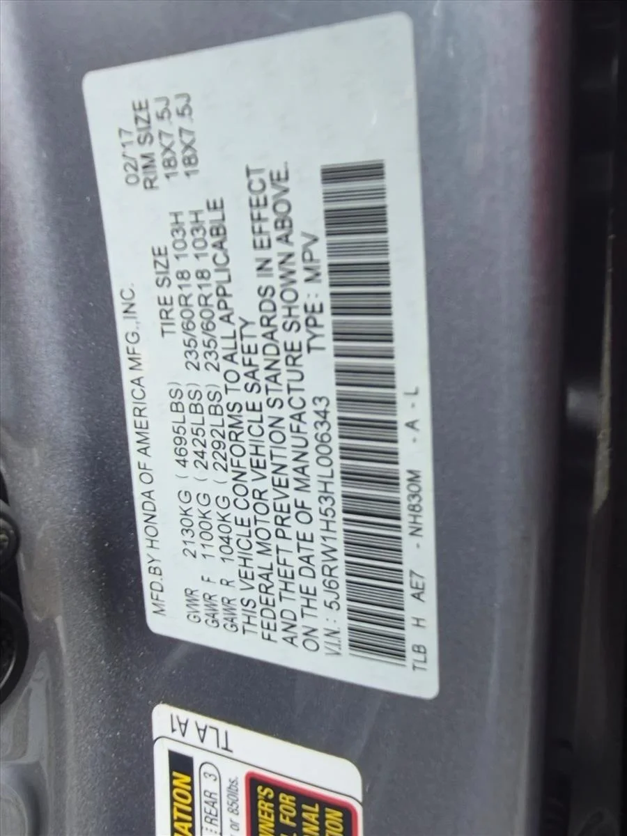 Used 2017 Lunar Silver Metallic Honda EX image 15