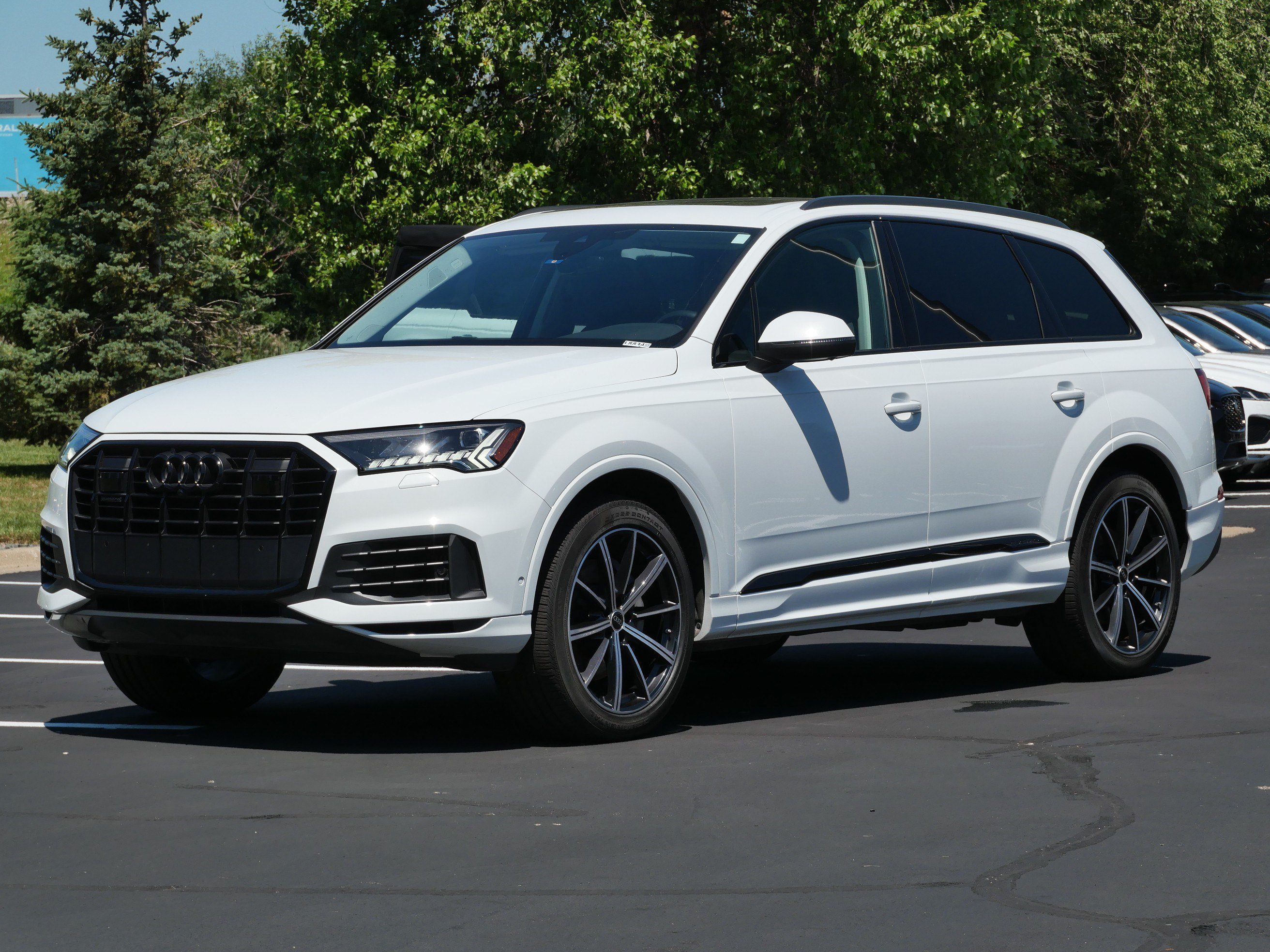 Used 2024 Glacier White Metallic Audi Premium Plus image 1
