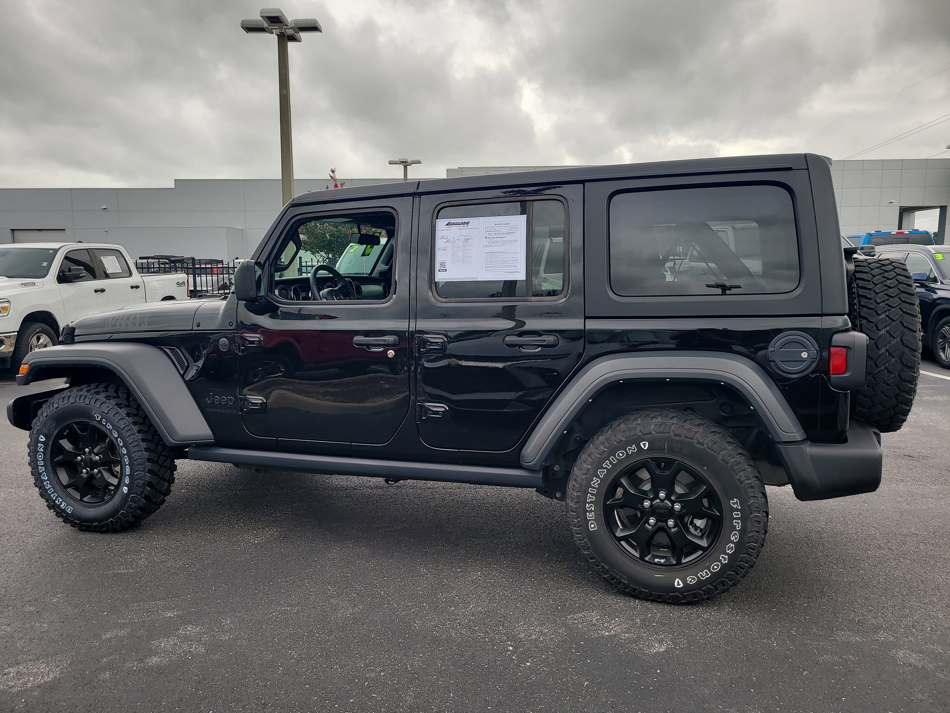 Used 2023 Black Clearcoat Jeep Willys image 7